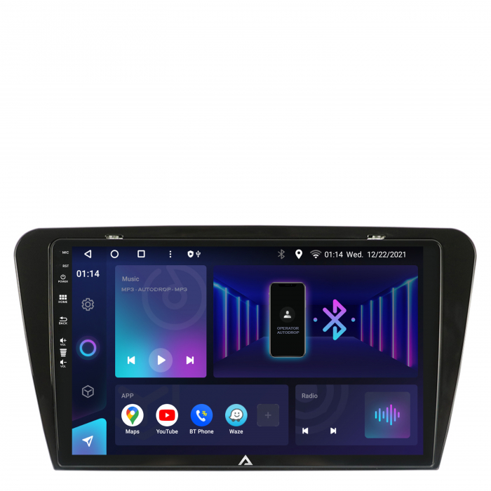 Navigatie Android 12 Skoda Octavia 3 QLED | AutoDrop.ro [3]