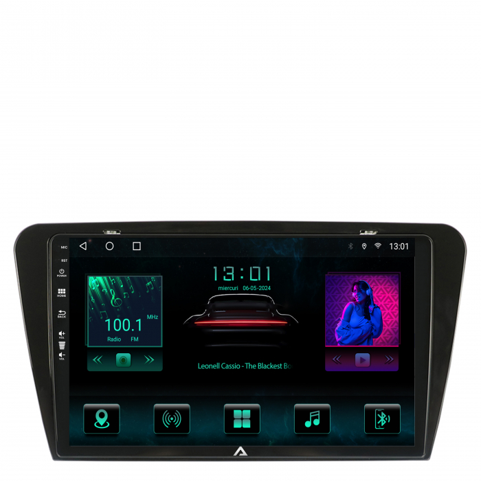 Navigatie Android 12 Skoda Octavia 3 6+128GB | AutoDrop.ro [2]