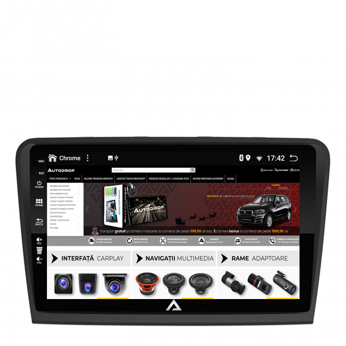 Navigatie Android 12 Skoda Superb 2 QLED | AutoDrop.ro [7]