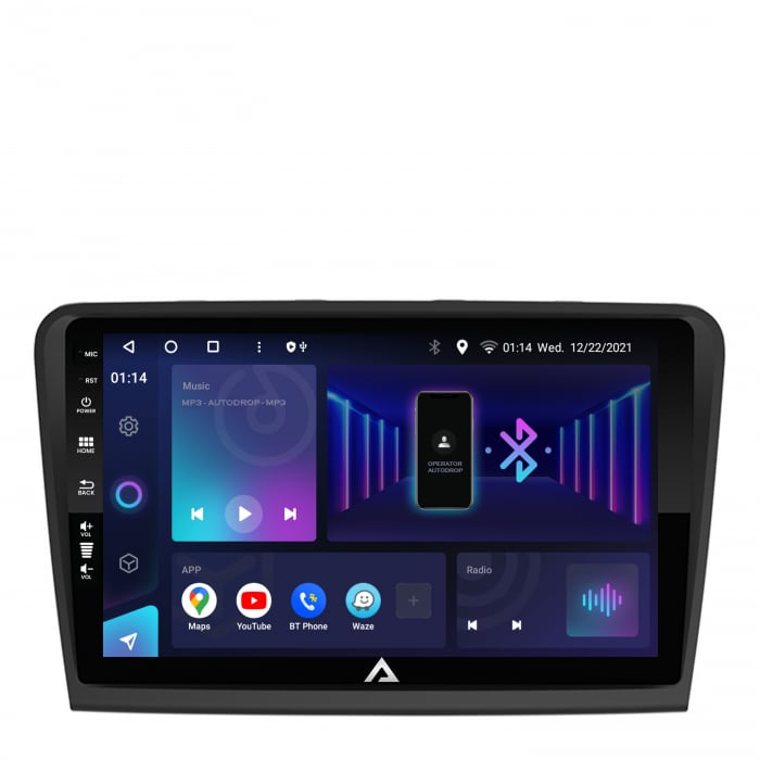 Navigatie Android 12 Skoda Superb 2 QLED | AutoDrop.ro [3]