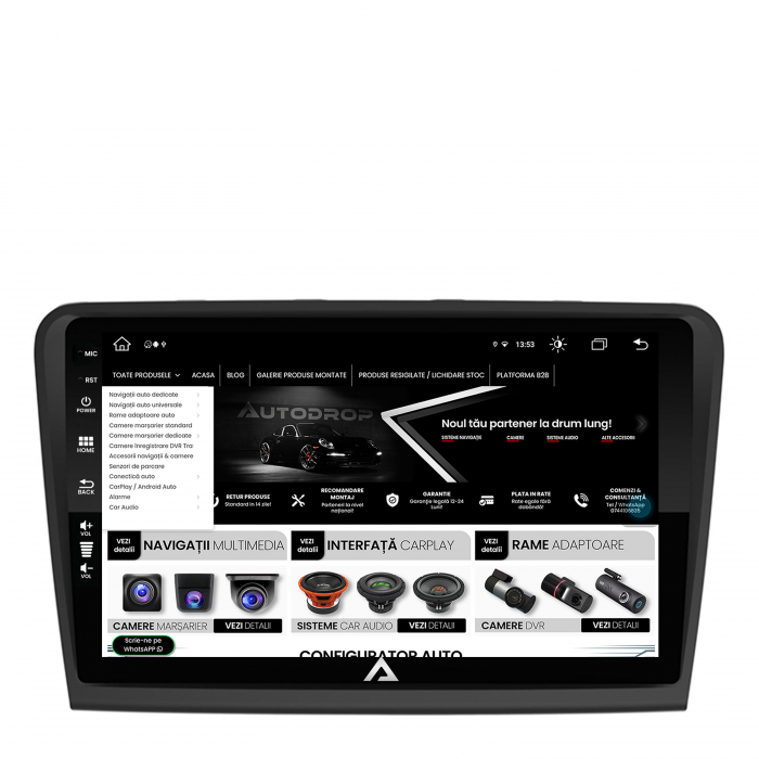 Navigatie Android 13 Skoda Superb 2 8GB | AutoDrop.ro [5]