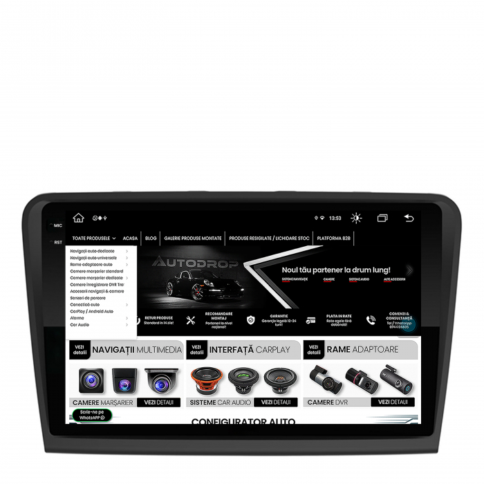 Navigatie Android 2K 13 Skoda Superb 2 8GB | AutoDrop.ro [10]