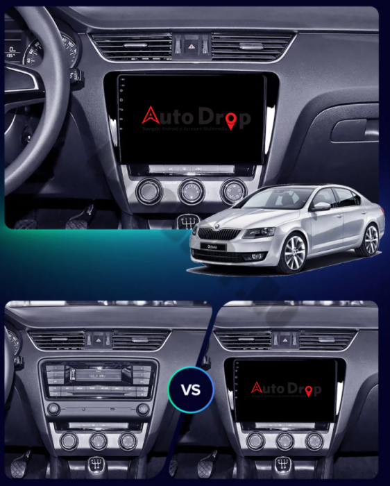 Navigatie Skoda Octavia 3 Android 1GB | AutoDrop.ro [23]