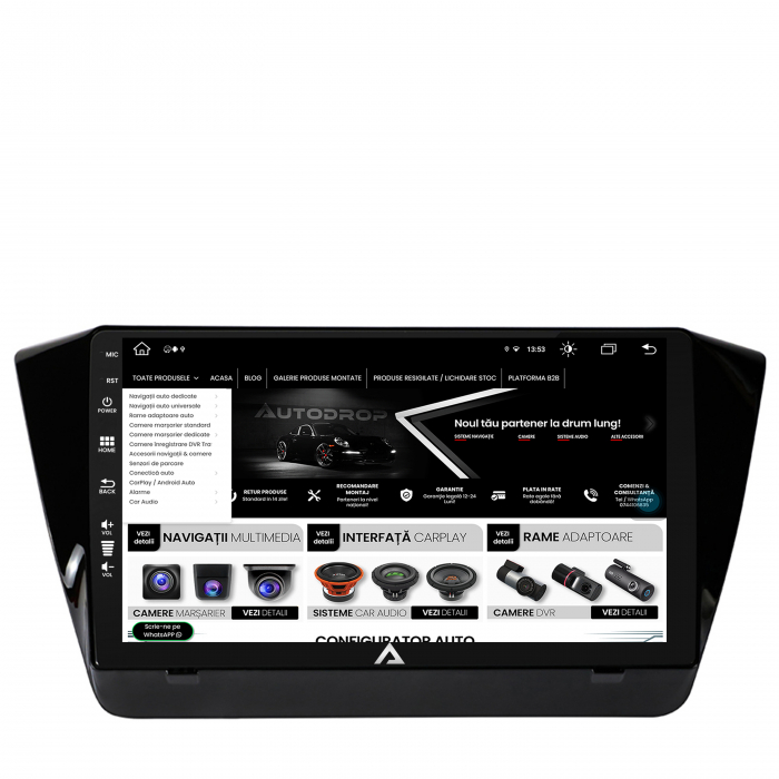 Navigatie Android Skoda Superb 3 8GB | AutoDrop.ro [9]