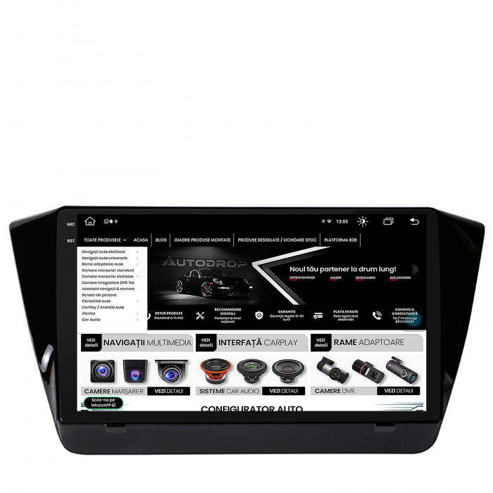 Navigatie Android 2K Skoda Superb 3 4GB | AutoDrop.ro [13]