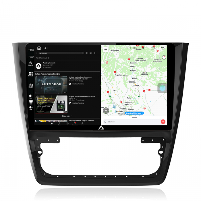 Carplay Skoda Yeti 10Inch AD-BGZ 8+256GB | AutoDrop.ro [6]