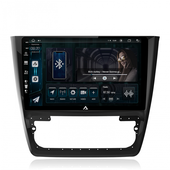 Carplay Skoda Yeti 10Inch AD-BGZ 8+256GB | AutoDrop.ro [2]