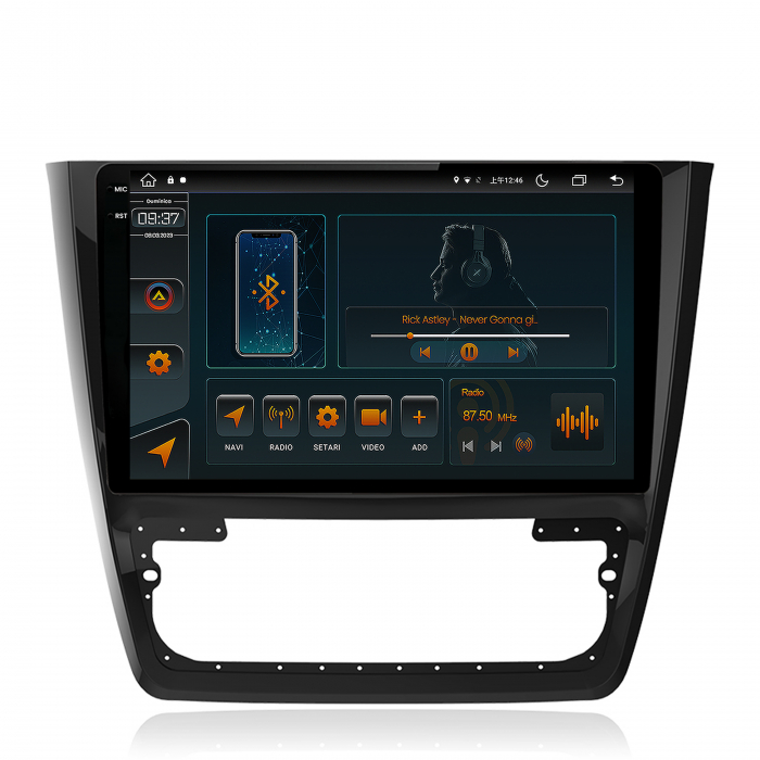 Carplay Skoda Yeti 2K 10Inch AD-BGV 4+64GB | AutoDrop.ro [2]