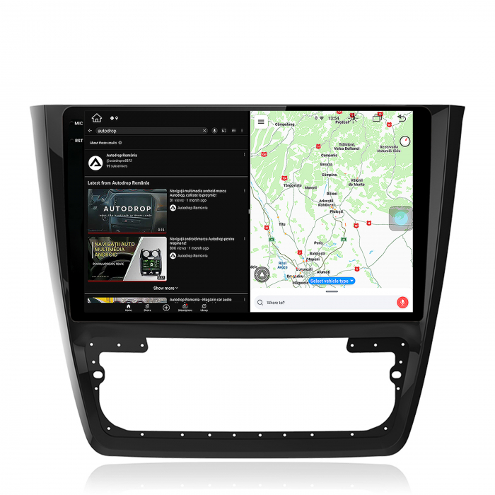Carplay Skoda Yeti 2K 10Inch AD-BGX 8+256GB | AutoDrop.ro [5]