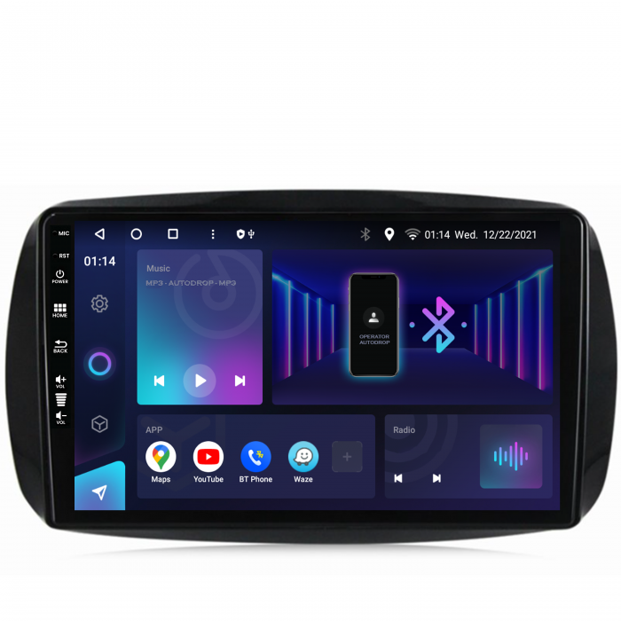 Carplay SMART Fortwo 2016-Prezent 4+64GB AD-BGQ | AutoDrop [3]