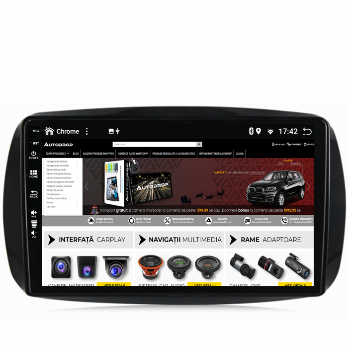 Carplay SMART Fortwo 2016-Prezent 4+64GB AD-BGQ | AutoDrop [9]
