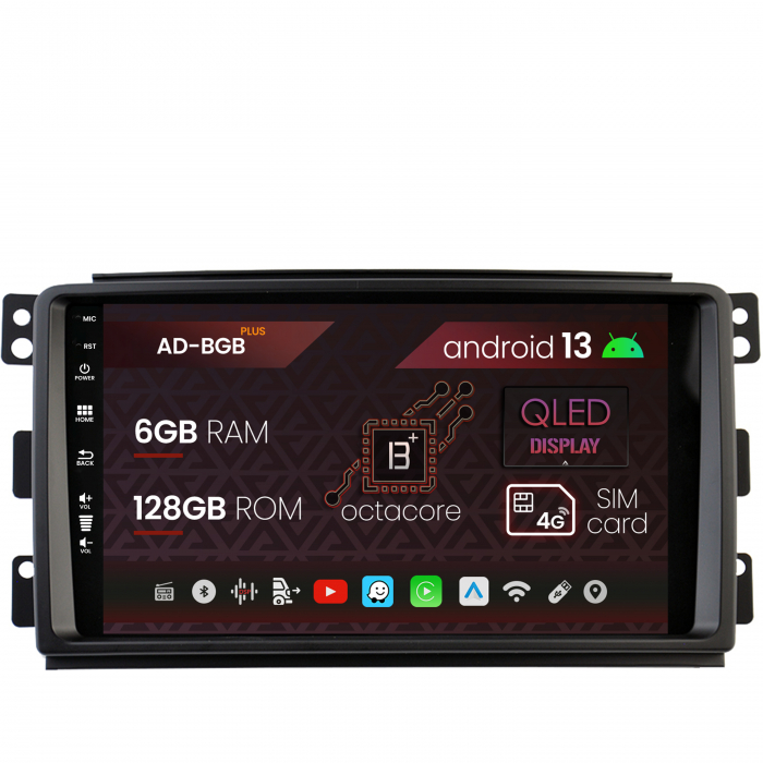 Carplay SMART Fortwo 2007-2011 6+128GB AD-BGQ | AutoDrop [1]