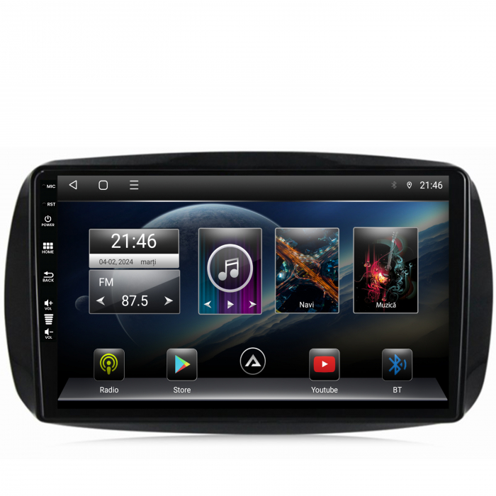 Carplay SMART Fortwo 2016-Prezent 2+32GB | AutoDrop.ro [2]