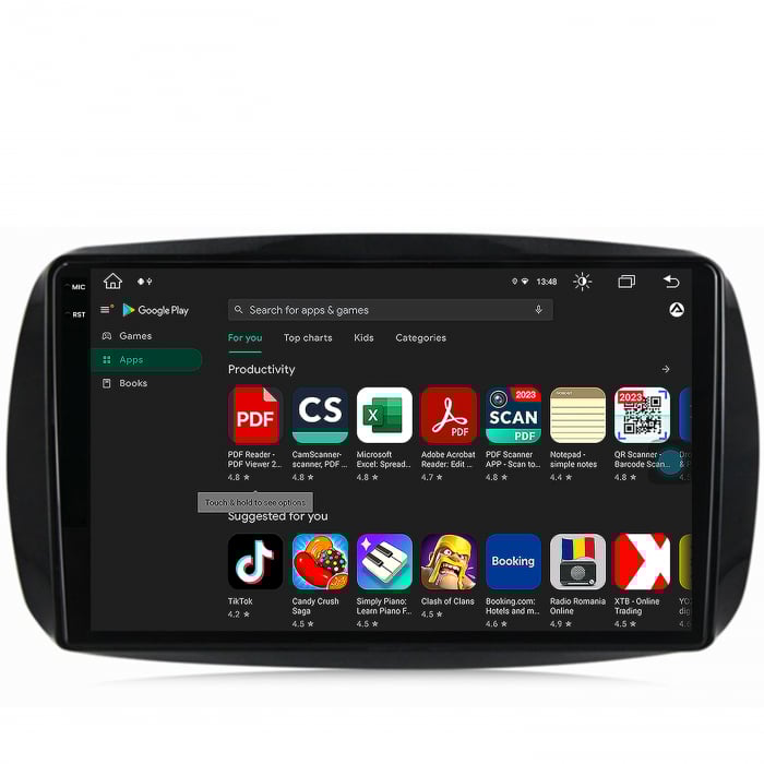 Carplay SMART Fortwo 2016-Prezent 4+64GB AD-BGV | AutoDrop [12]