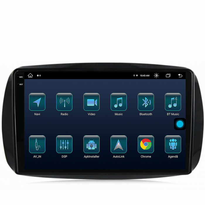 Carplay SMART Fortwo 2016-Prezent 8+256GB AD-BGX | AutoDrop [3]