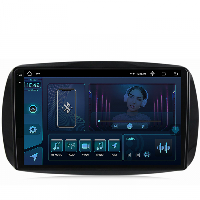 Carplay SMART Fortwo 2016-Prezent 8+256GB AD-BGX | AutoDrop [2]