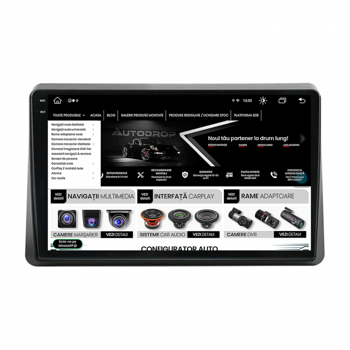 Navigatie Android 2K Opel Movano / Renault Master (2020-2024) 8+256GB | AutoDrop.ro [12]