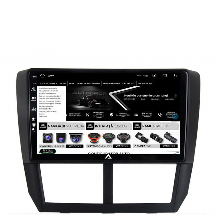 Navigatie Android Subaru Forester 8+256GB | AutoDrop.ro [5]