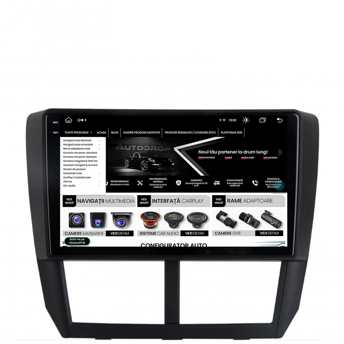 Navigatie 2K Android Subaru Forester 8+256GB | AutoDrop.ro [13]