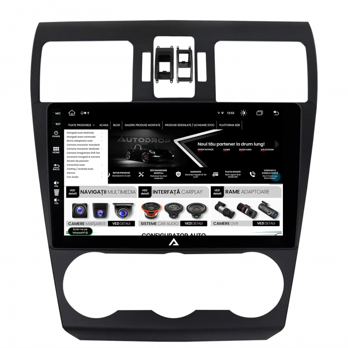Navigatie Android Subaru Forester 8+256GB | AutoDrop.ro [4]