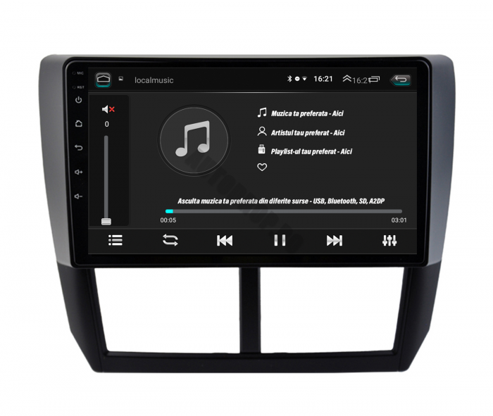 Navigatie Android Subaru Forester 1+16GB | AutoDrop.ro [8]