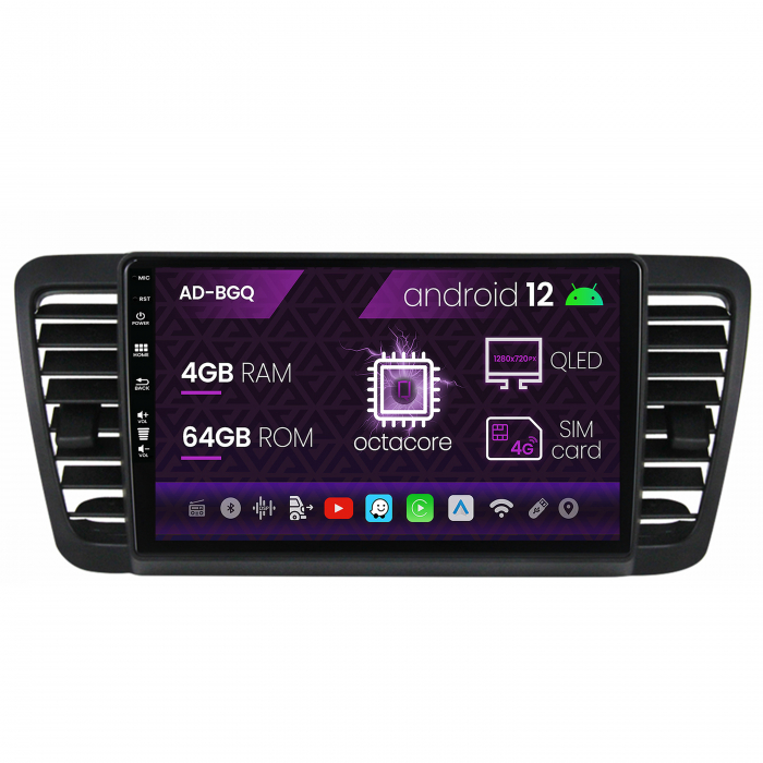 Navigatie QLED Subaru Legacy 4+64GB | AutoDrop.ro [2]