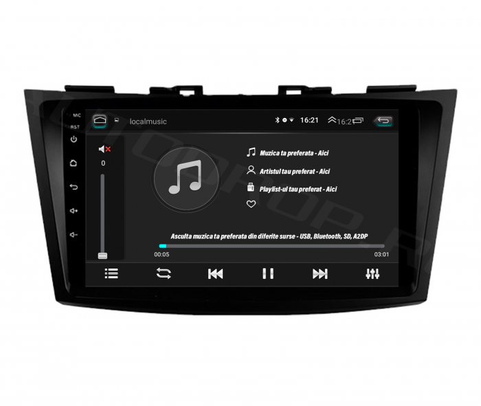 Navigatie Android Suzuki Swift 2011-2017 1GB | AutoDrop.ro [11]
