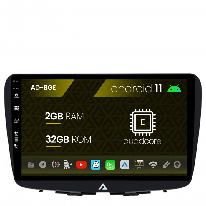 Navigatie suzuki baleno, android 11, e-quadcore 2gb ram + 32gb rom, 9 inch - ad-bge9002+ad-bgrkit310