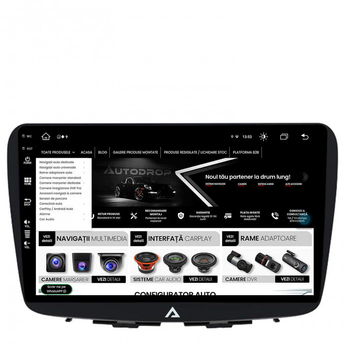 Navigatie Dedicata Suzuki Baleno Android 8GB | AutoDrop.ro [7]