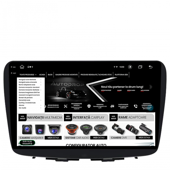 Navigatie 2K Dedicata Suzuki Baleno Android 4GB | AutoDrop.ro [13]