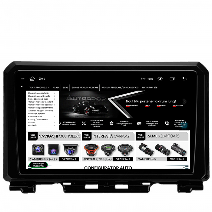 Navigatie 2K Android 13 Suzuki Jimny 4+64GB | AutoDrop.ro [9]