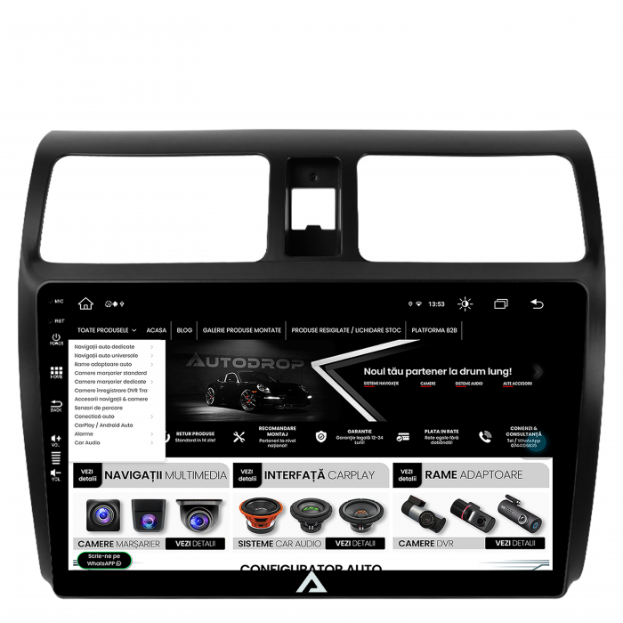 Navigatie Android 13 Suzuki Swift 8+256GB | AutoDrop.ro [8]