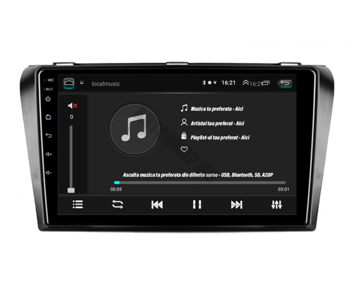 Navigatie Android Mazda 3 1+16GB | AutoDrop.ro [9]