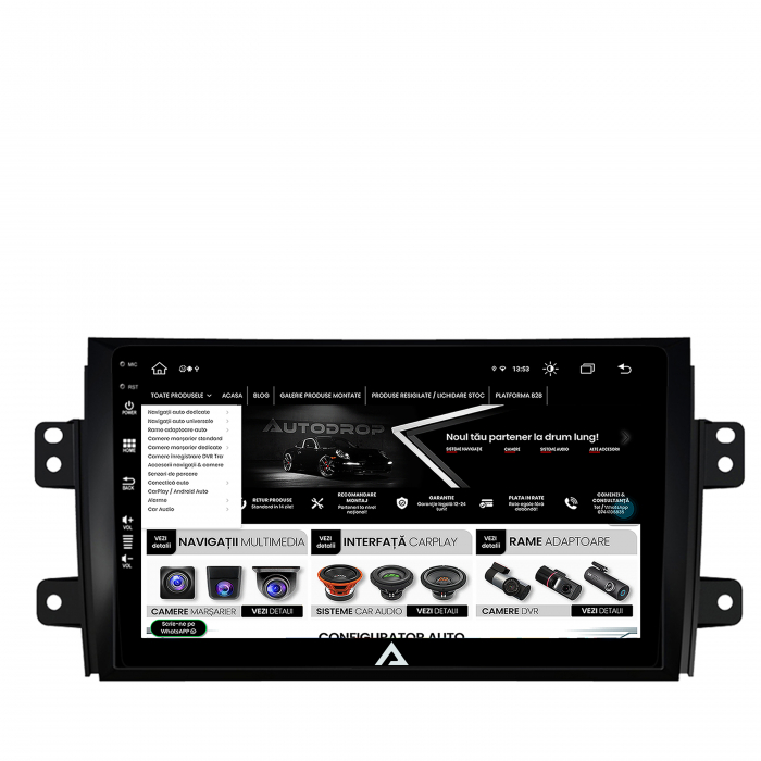 Android 13 Suzuki SX4 / Fiat Sedici 8+256GB | AutoDrop.ro [6]