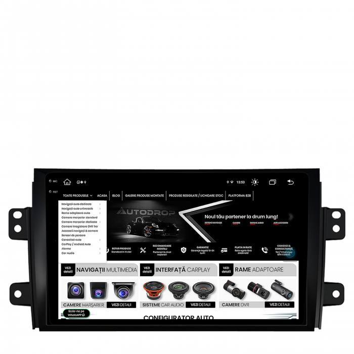 Android 13 Suzuki SX4 / Fiat Sedici 4+64GB | AutoDrop.ro [9]