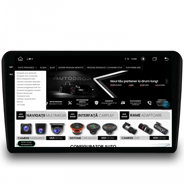 Navigatie Android 2K Toyota Auris 2006-2012 8GB | AutoDrop.ro [13]