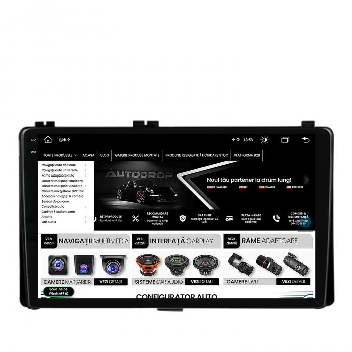 Navigatie Android Toyota Auris 2016+ 8GB | AutoDrop.ro [12]
