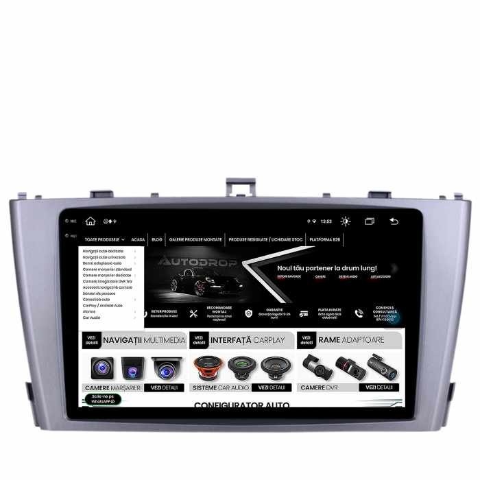 Navigatie 2K Android 13 Toyota Avensis 8GB | AutoDrop.ro [13]
