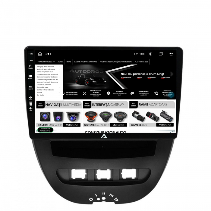 Navigatie Android 13 Toyota RAV4 8+256GB B | AutoDrop.ro [5]