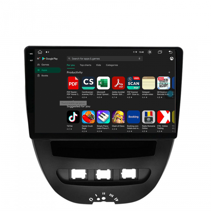 Navigatie Android 13 2K Toyota RAV4 4+64GB B | AutoDrop.ro [10]