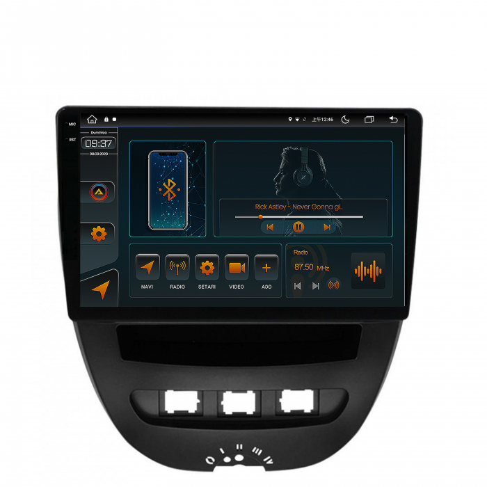 Navigatie Android 13 2K Toyota RAV4 4+64GB B | AutoDrop.ro [2]