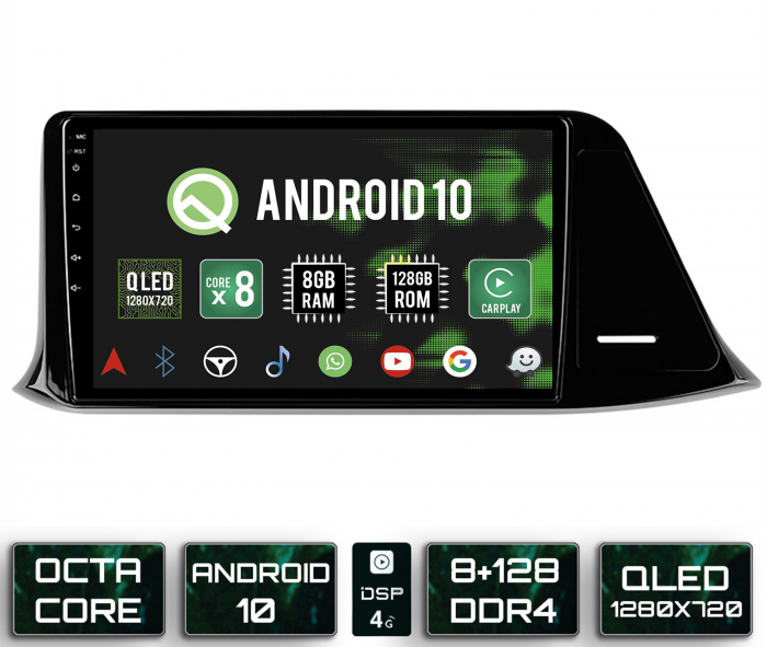 Navigatie Android 10 Toyota C-HR 8GB | AutoDrop.ro [1]