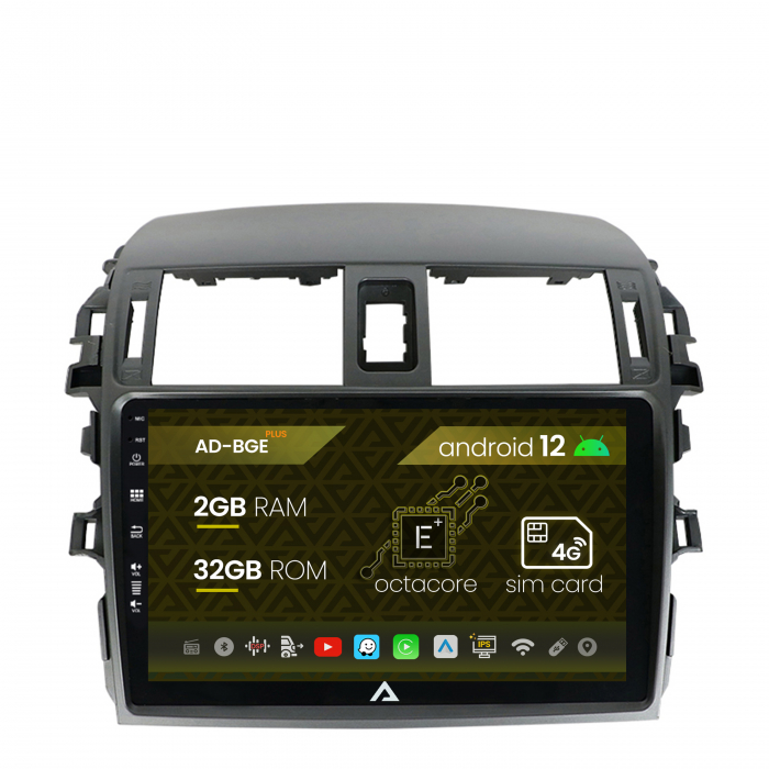 Carplay Android 12 Toyota Corolla 2gb | AutoDrop.ro [1]