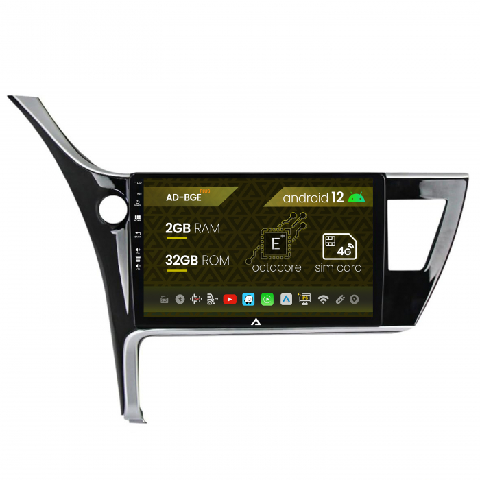 Carplay Android 12 Toyota Corolla 2gb | AutoDrop.ro [1]
