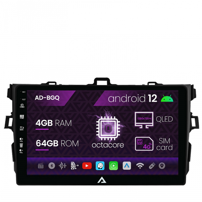 Navigatie Android 12 Toyota Corolla QLED | AutoDrop.ro [2]