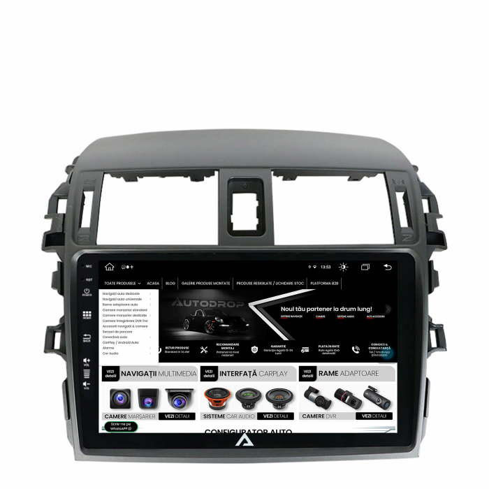 Navigatie Android 13 Toyota Corolla 8+256GB | AutoDrop.ro [5]