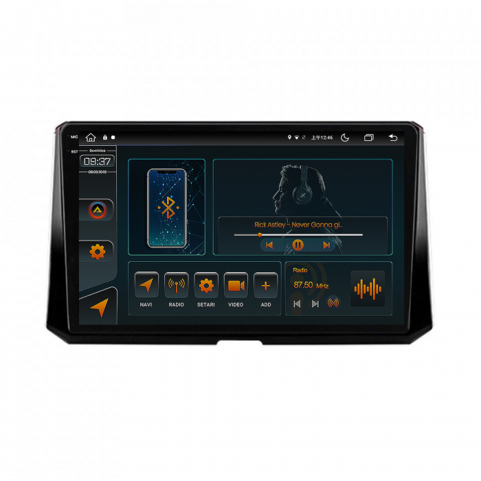 Navigatie 2K Android 13 Toyota Corolla 4+64GB | AutoDrop.ro [2]