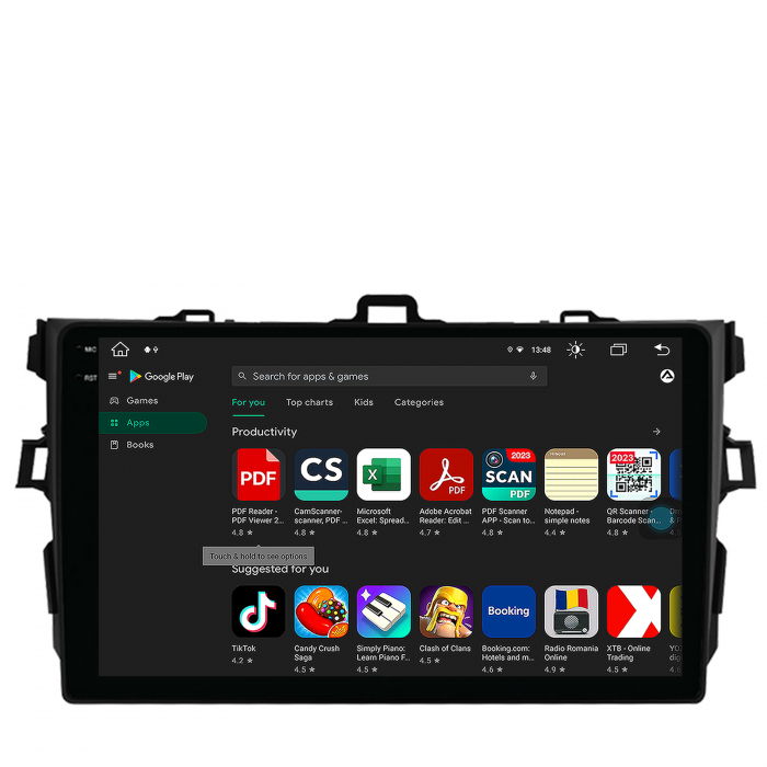 Navigatie 2K Android 13 Toyota Corolla 8+256GB | AutoDrop.ro [8]