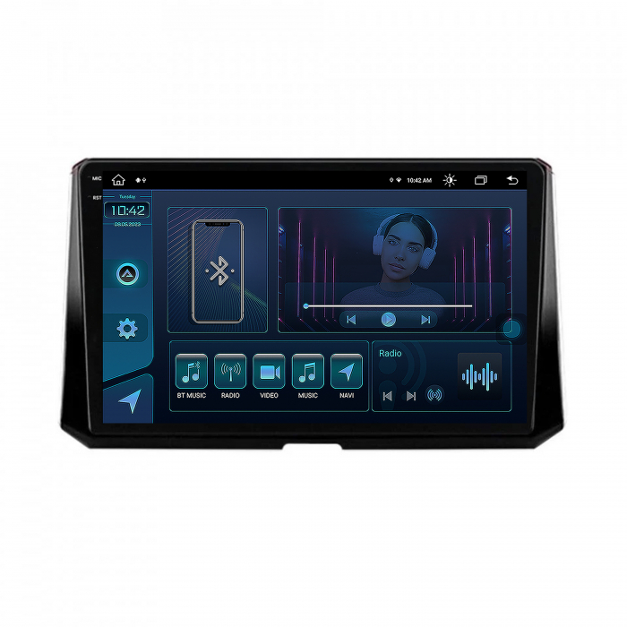 Navigatie 2K Android 13 Toyota Corolla 8+256GB | AutoDrop.ro [2]