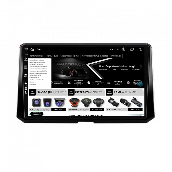 Navigatie Android 13 Toyota Corolla 8+256GB | AutoDrop.ro [4]